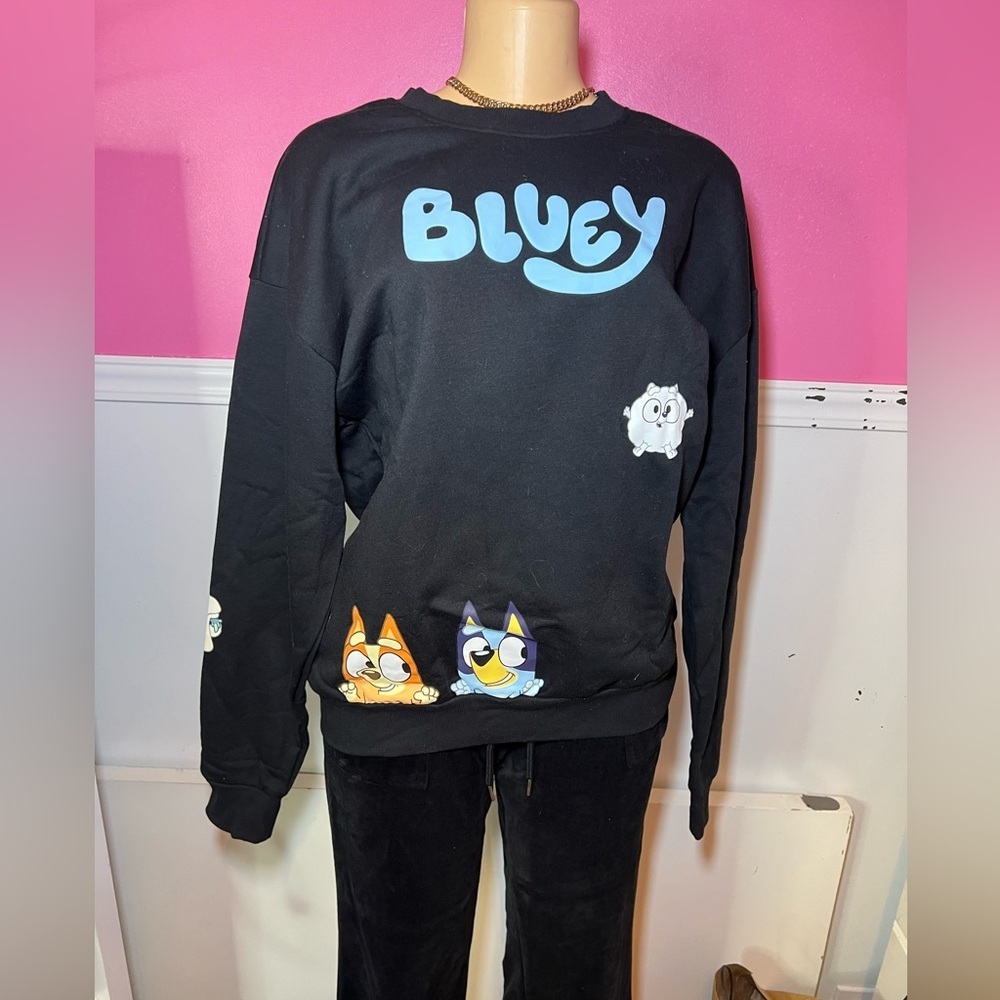 Black Bluey Sweatshirt